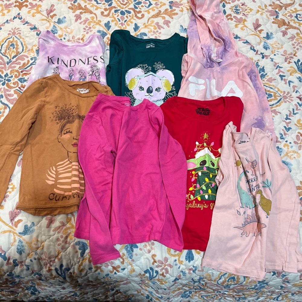 Lot of toddler girls 4T shirts